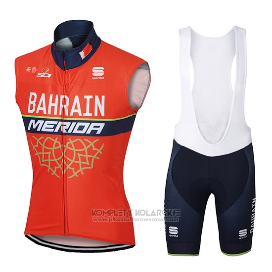 2017 Kamizelka Wiatroszczelna Bahrain Merida Pomaranczowy